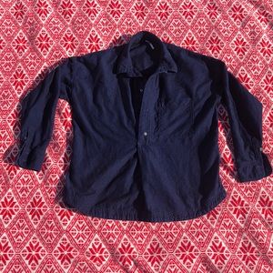 Free People denim polo